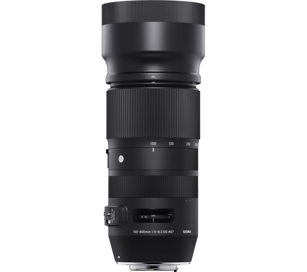 SIGMA 100-400 mm f/5-6.3 DG OS HSM Telephoto Zoom Lens specs