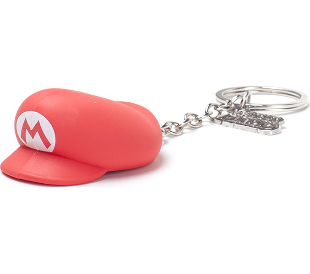 NINTENDO Mario Hat 3D Rubber Keychain - Red, Red