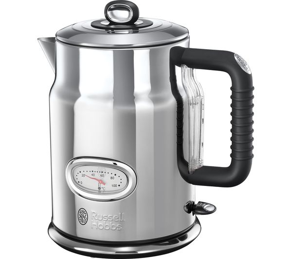 Image of RUSSELL HOBBS Retro 21675 Jug Kettle - Silver