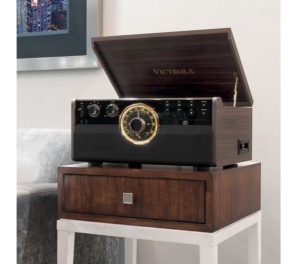 VICTROLA Empire VTA270B 6in1 Belt Drive Bluetooth Music Centre