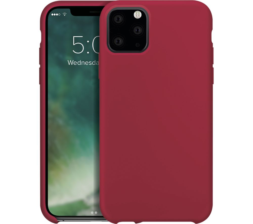 Buy Xqisit Iphone 11 Pro Max Silicone Case Red Free Delivery Currys