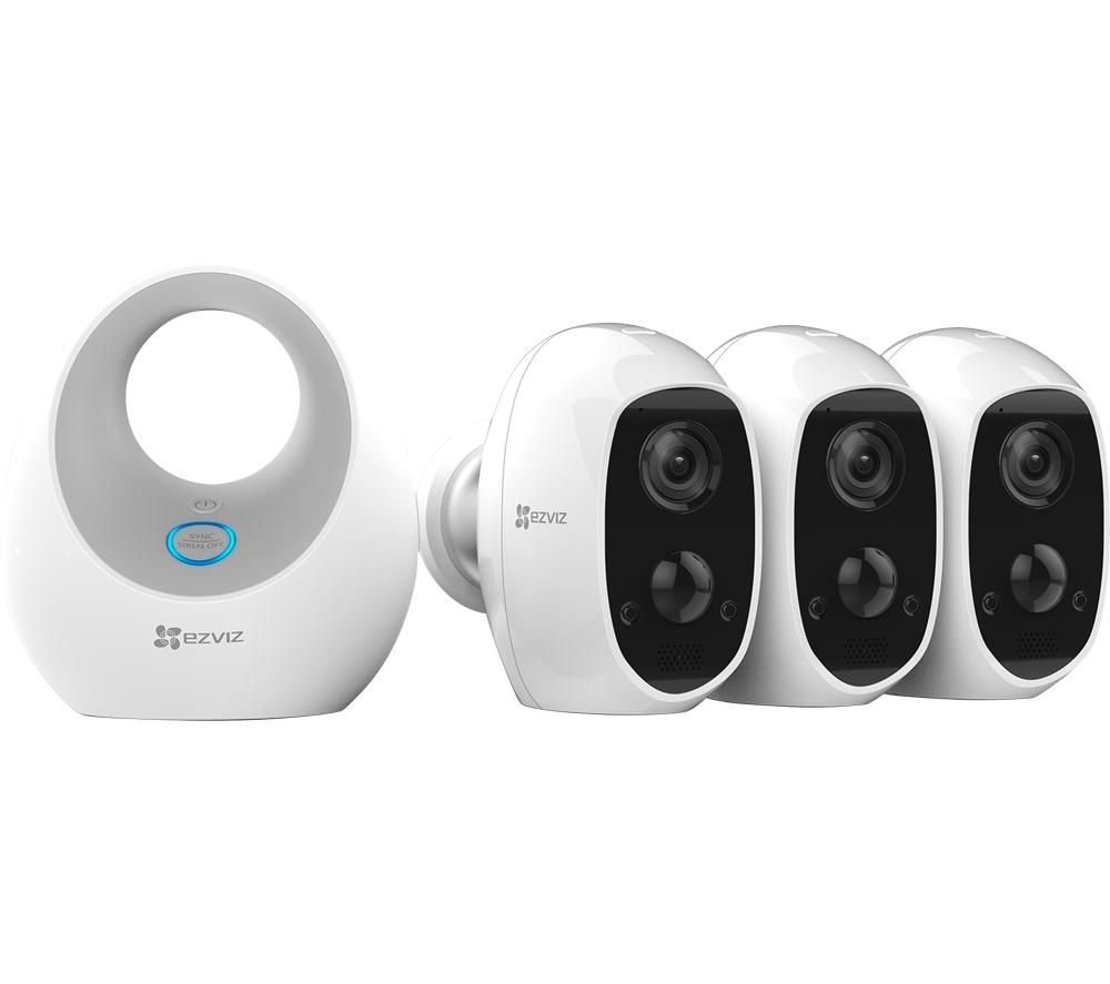 EZVIZ C3A Full HD WiFi Security Camera Triple Pack with W2D Base Station Review