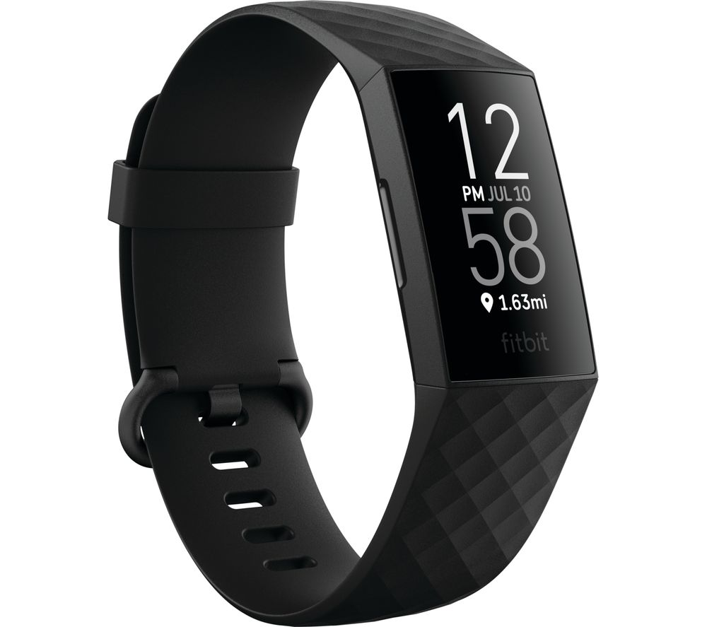 Image of FITBIT Charge 4 Fitness Tracker - Black, Universal, Black