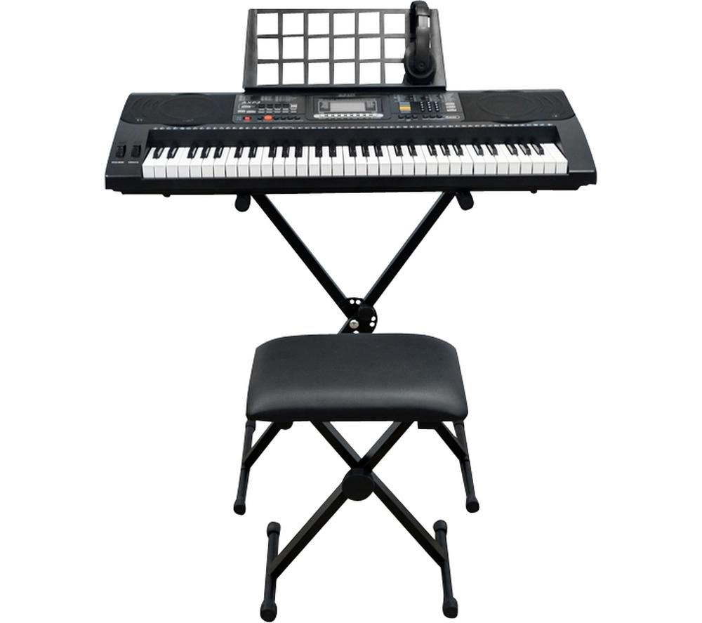 AXUS AXP2 Electronic Keyboard - Black