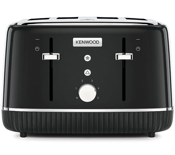 Image of KENWOOD Elegancy TFP10.A0BK 4-Slice Toaster - Black