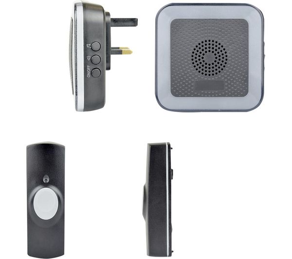 Buy LLOYTRON MIP3 B7533BK Hearing Impaired Doorbell Chime Black