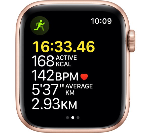 APPLE Watch SE - Gold Aluminium with Starlight Sports Band, 44 mm Fast  Delivery | Currysie