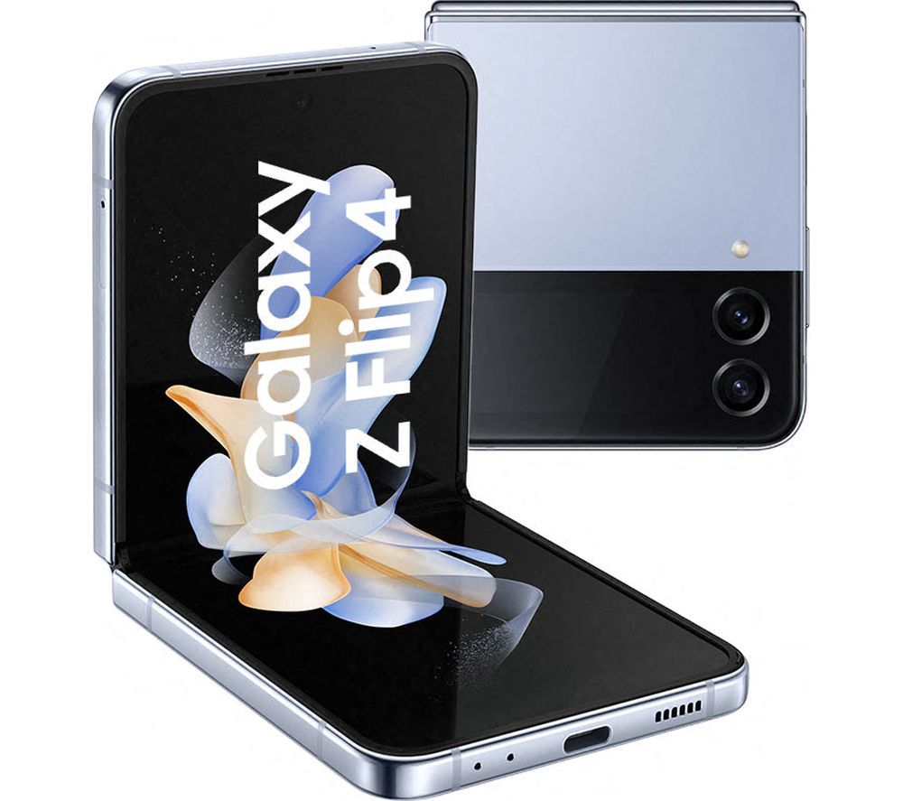 SAMSUNG Galaxy Z Flip4 - 128 GB, Blue, Blue