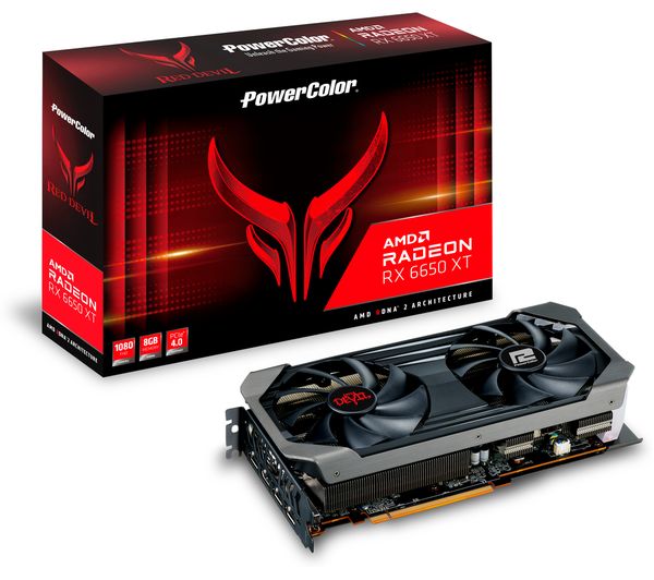 【beefjyo】PowerColor Radeon RX 6650 XT POWERCOLOR Radeon RX 6650 XT 8 GB Red Devil Graphics Card - 286344