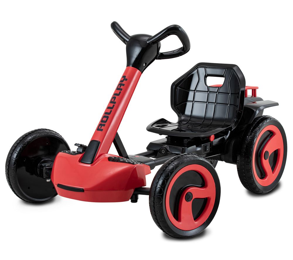 Flex Kart XL 12 Volt Electric Go-Kart - Red & Black