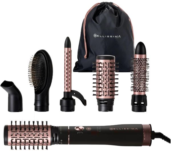 Bellissima Italia Ceramic 6 In 1 Hair Styler Black Gold