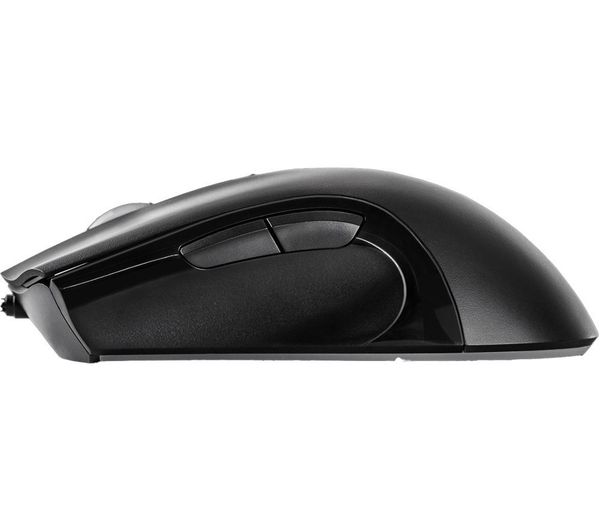 423001 QPAD DX120 RGB Laser Gaming Mouse Black Currys Business