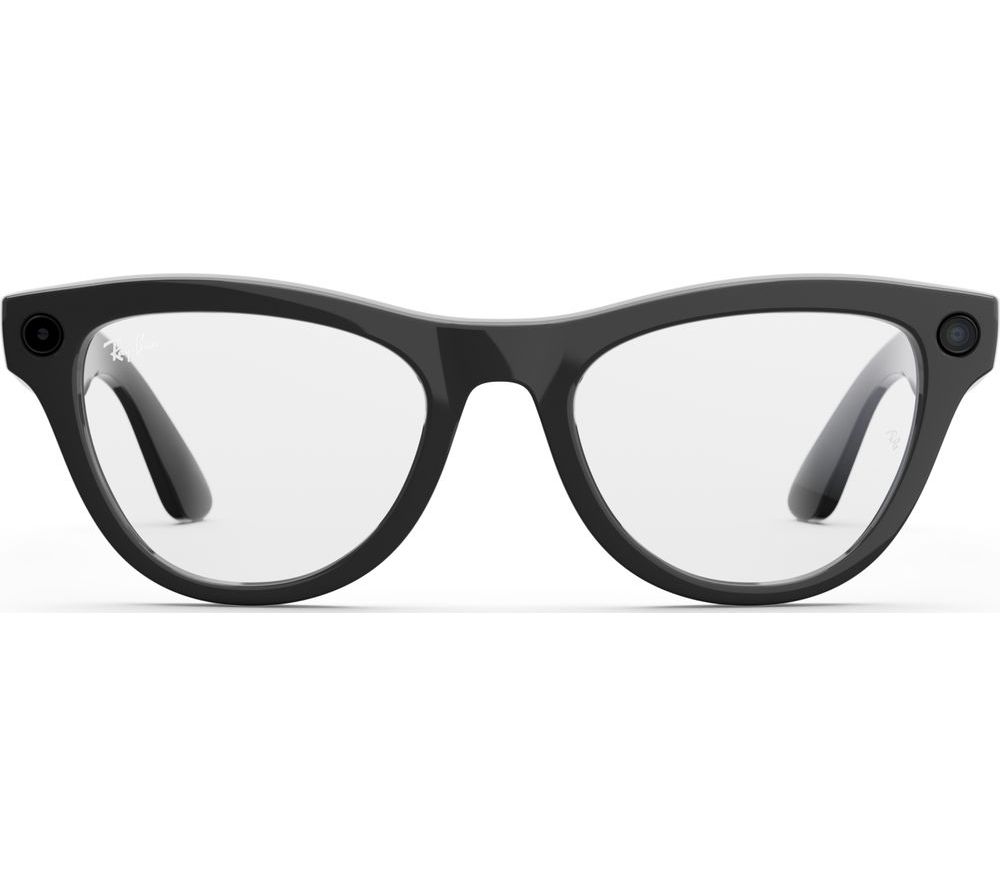 Meta Skyler Glasses - Shiny Black, Clear to Amethyst Transitions