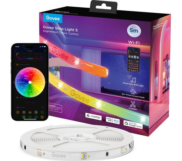 Image of GOVEE H612A RGBIC Smart Indoor LED Lightstrip - 5 m