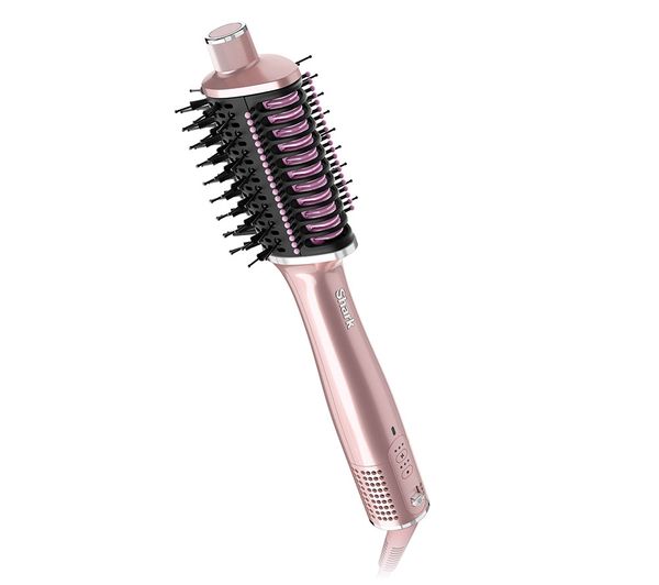An image of SHARK Glossi HT302UKPK 2-in-1 Hot Brush and Air Glosser - Lychee