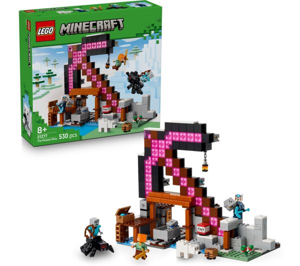 An image of LEGO Minecraft 21277 The Pickaxe Mine Set