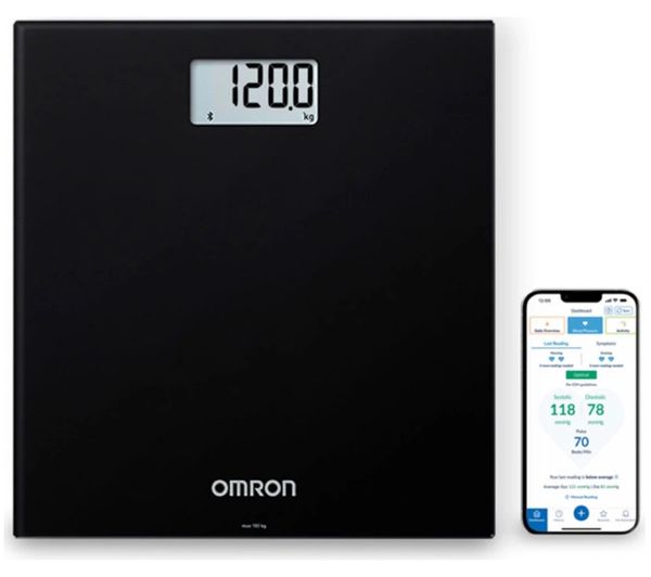An image of OMRON HN300T2 Intelli IT Bathroom Scale - Black