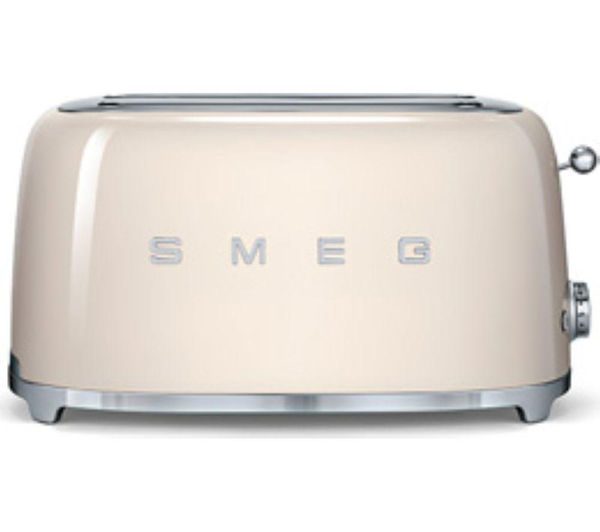 Image of SMEG TSF02CRUK 4-Slice Toaster - Cream
