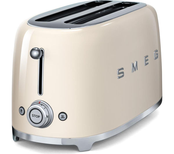 Buy SMEG TSF02CRUK 4-Slice Toaster - Cream | Free Delivery | Currys