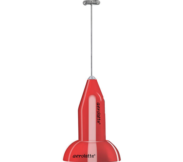 EDDINGTONS Aerolatte Milk Frother with Stand - Red, Red