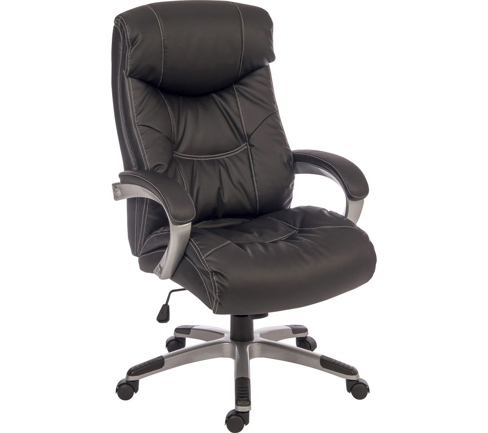 TEKNIK Siesta 6916 Leather Reclining Executive Chair - Black