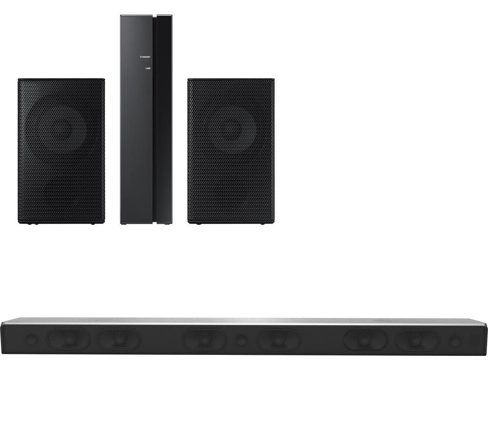 SAMSUNG HW-MS750 5.1 All-in-One Sound Bar & Wireless Rear Speaker Kit Bundle specs