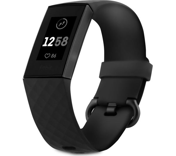 black fitbit charge 3