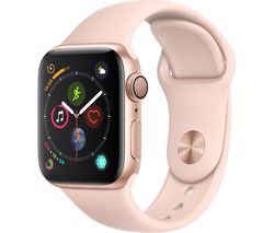 MU682B/A - APPLE Watch Series 4 - Gold & Pink Sports Band, 40 mm 