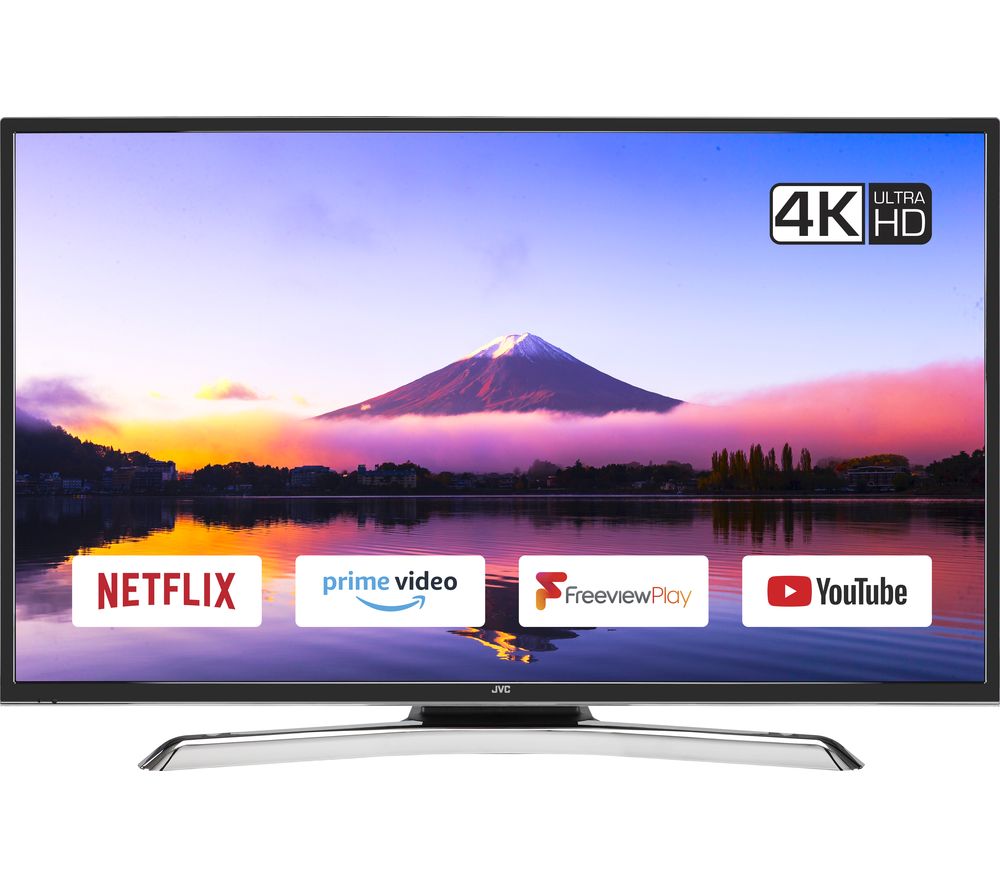 40″  JVC LT-40C890  Smart 4K Ultra HD HDR LED TV, Gold