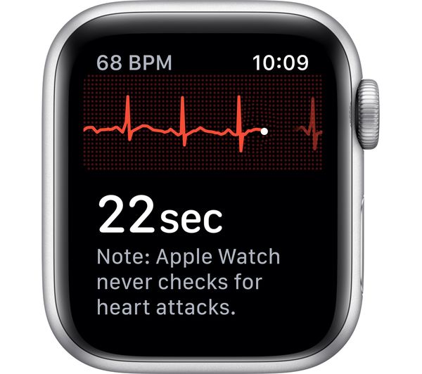 MX3R2B/A - APPLE Watch Series 5 - Silver with Pure Platinum 