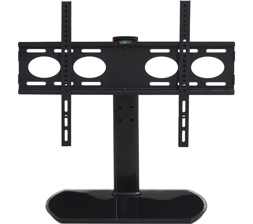 TTAP PED44S Swivel Tabletop TV Stand with Bracket - Black, Black