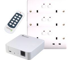 Mi Home Smart Double Wall Socket Starter Kit - White