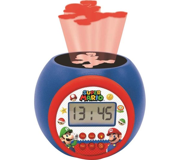 Lexibook Rl977ni Projector Alarm Clock Super Mario Luigi