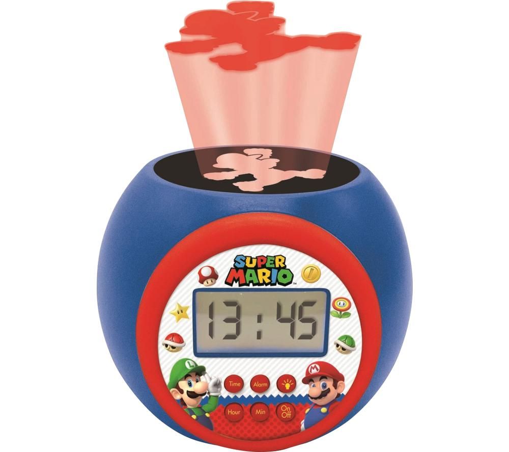 RL977NI Projector Alarm Clock - Super Mario & Luigi