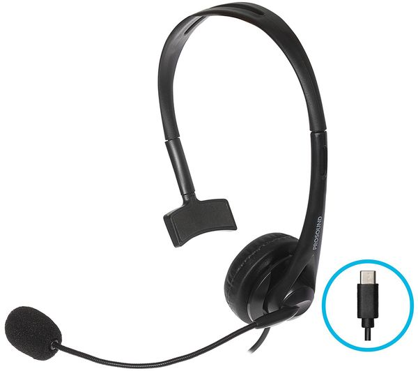 Prosound Pros Usbcsmhs Headset Black