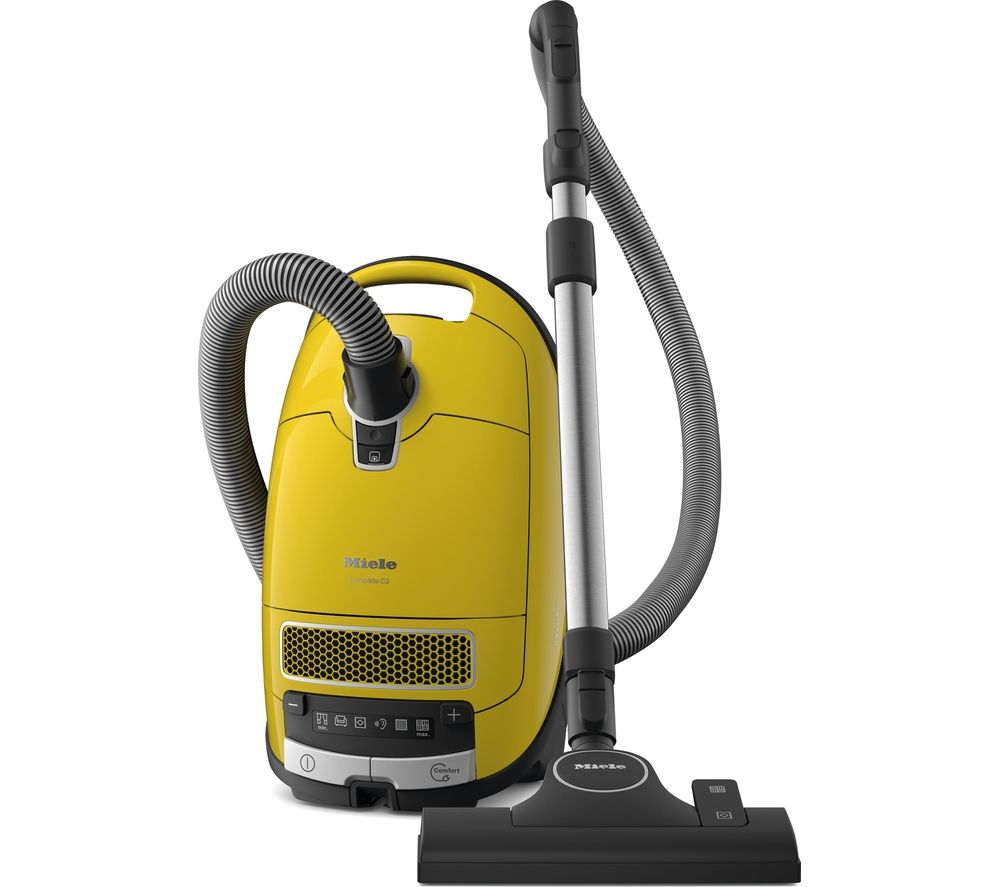 Complete C3 Flex Cylinder Bagged Vacuum Cleaner - Yellow