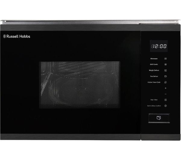 Russell Hobbs Rhbm2002ds Built In Microwave With Grill Dark Steel