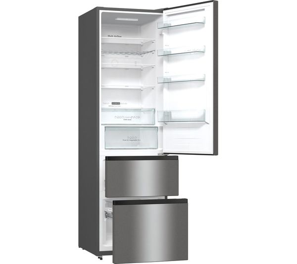 HISENSE RM469N4ACEUK 60/40 Fridge Freezer - Stainless Steel