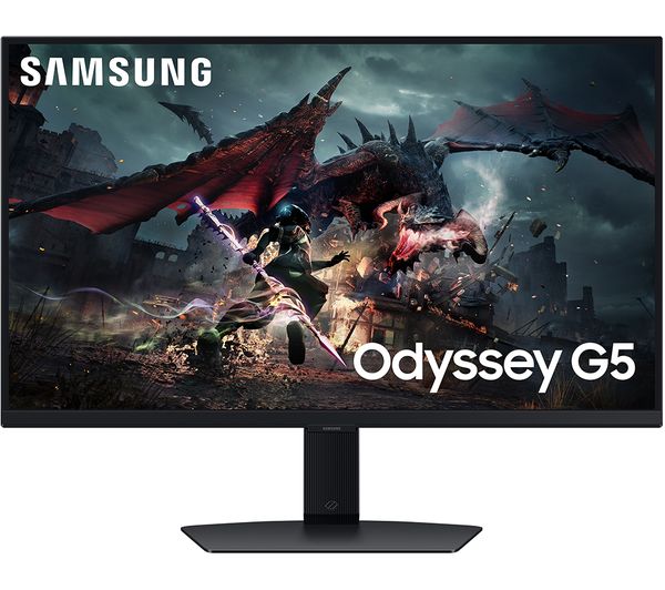 Samsung Odyssey G5 Ls27dg502euxxu Quad Hd 27 Ips Lcd Gaming Monitor Black