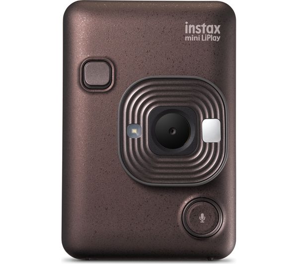 Instax Mini Lilplay Hybrid Instant Camera Printer Deep Bronze