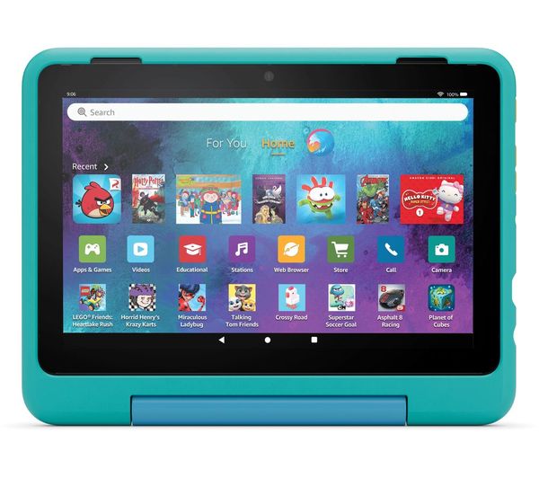 Amazon Fire Hd Pro 8 Kids Ages 6 12 Tablet 2024 32 Gb Hello Teal