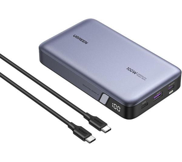 UGREEN Nexode 20000 mAh Portable Power Bank - Grey