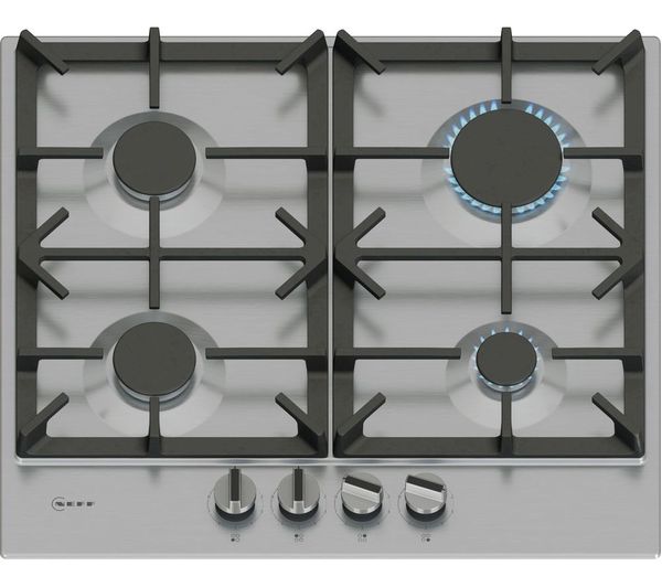 NEFF N70 T26CIP8N0 60 cm Gas Hob - Stainless Steel