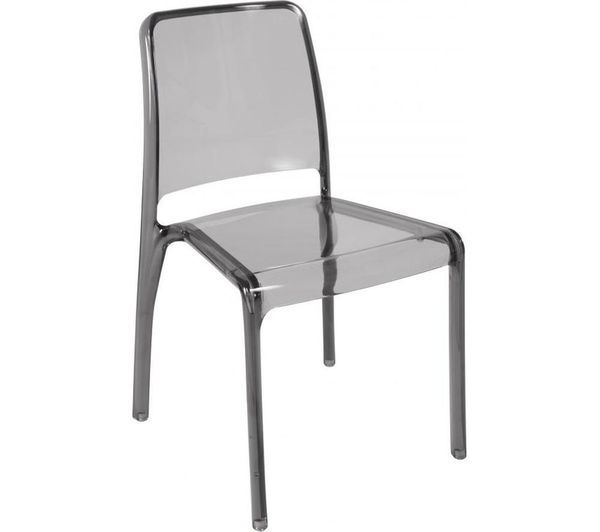 Teknik Clarity Polycarbonate Chair Smoked Set Of 4