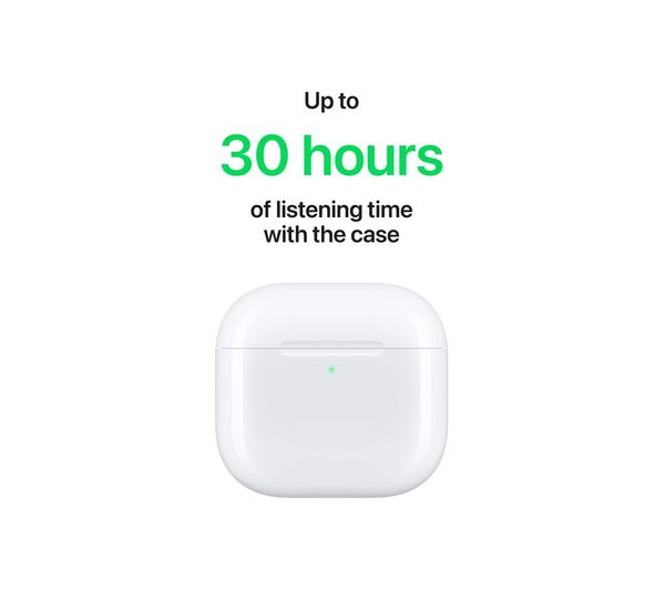 APPLE Refurbished AirPods 4 - White (Excellent Condition