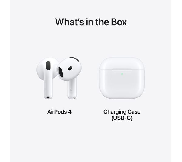 APPLE Refurbished AirPods 4 - White (Excellent Condition