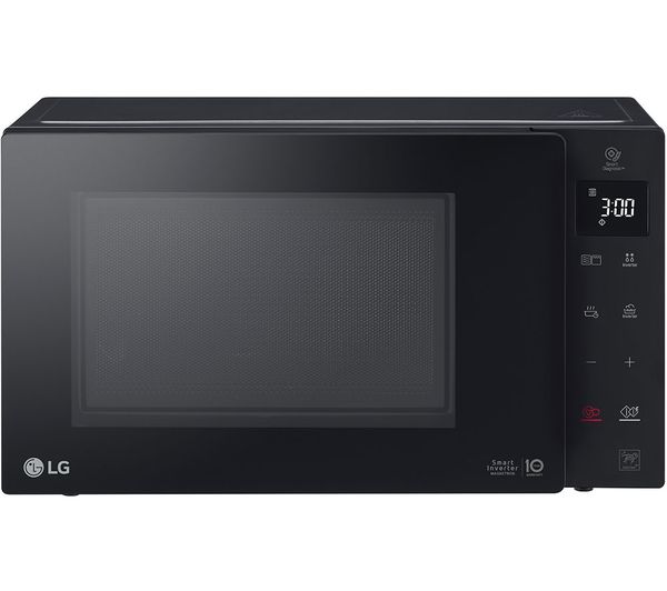 Lg Neochef Mh6336gib Compact Microwave With Grill Black