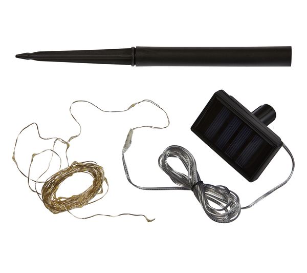 SMART GARDEN 200 Warm White Firefly Solar String Lights - 21.9 m