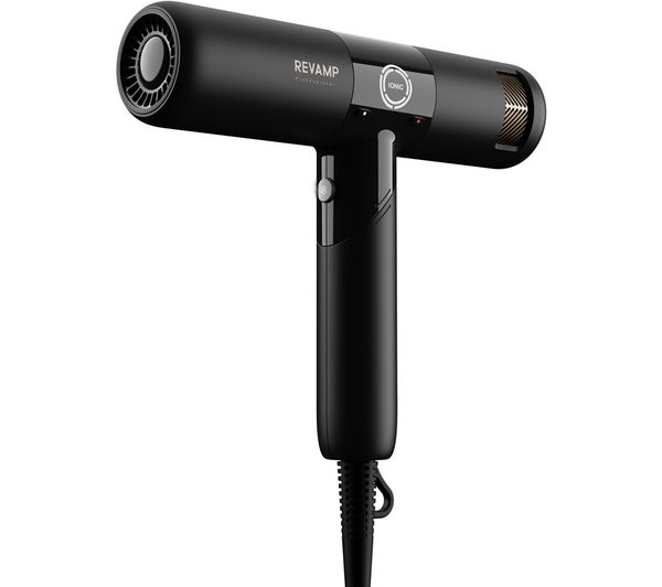 An image of REVAMP Enigma Revelation Hair Dryer - Black