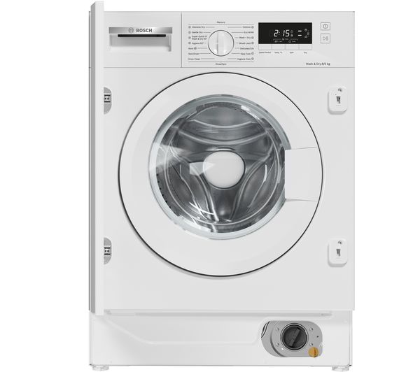 An image of BOSCH Series 4 WKD28260GB Integrated 8 kg Washer Dryer - White
